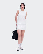 Women's Court Skirt Split LDN White - US 9528