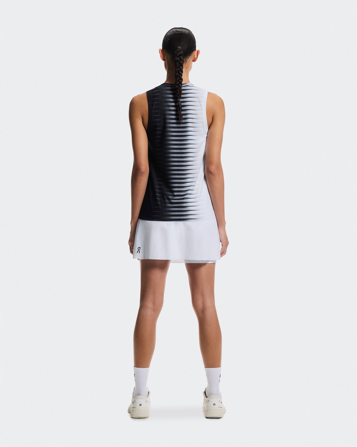 Women's Court Tank Edge Black | White - US 9546