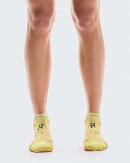 Elite Run Sock Low Limelight | Pink - US 7071