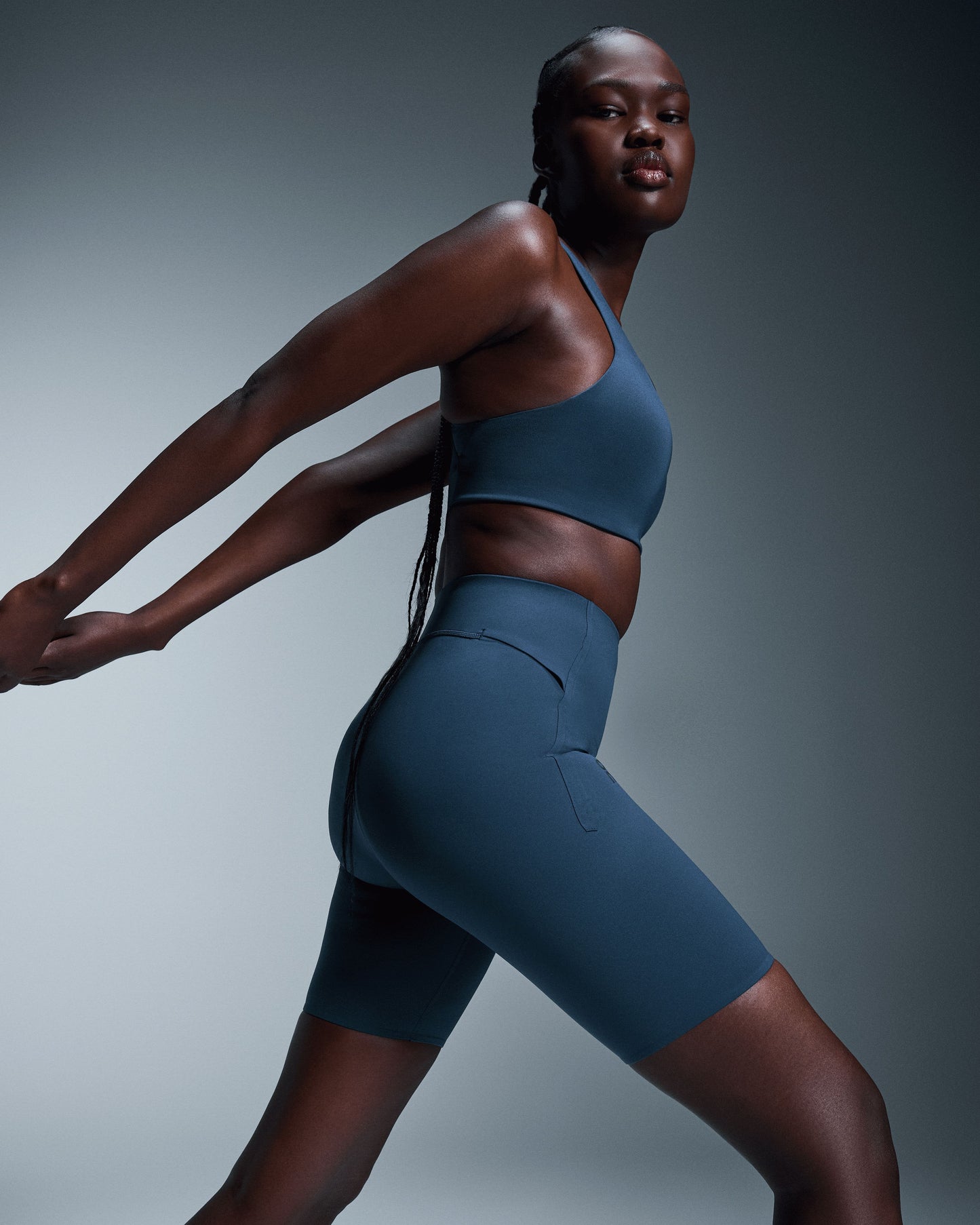 Women's Active 1/2 Tights Denim - US 3131