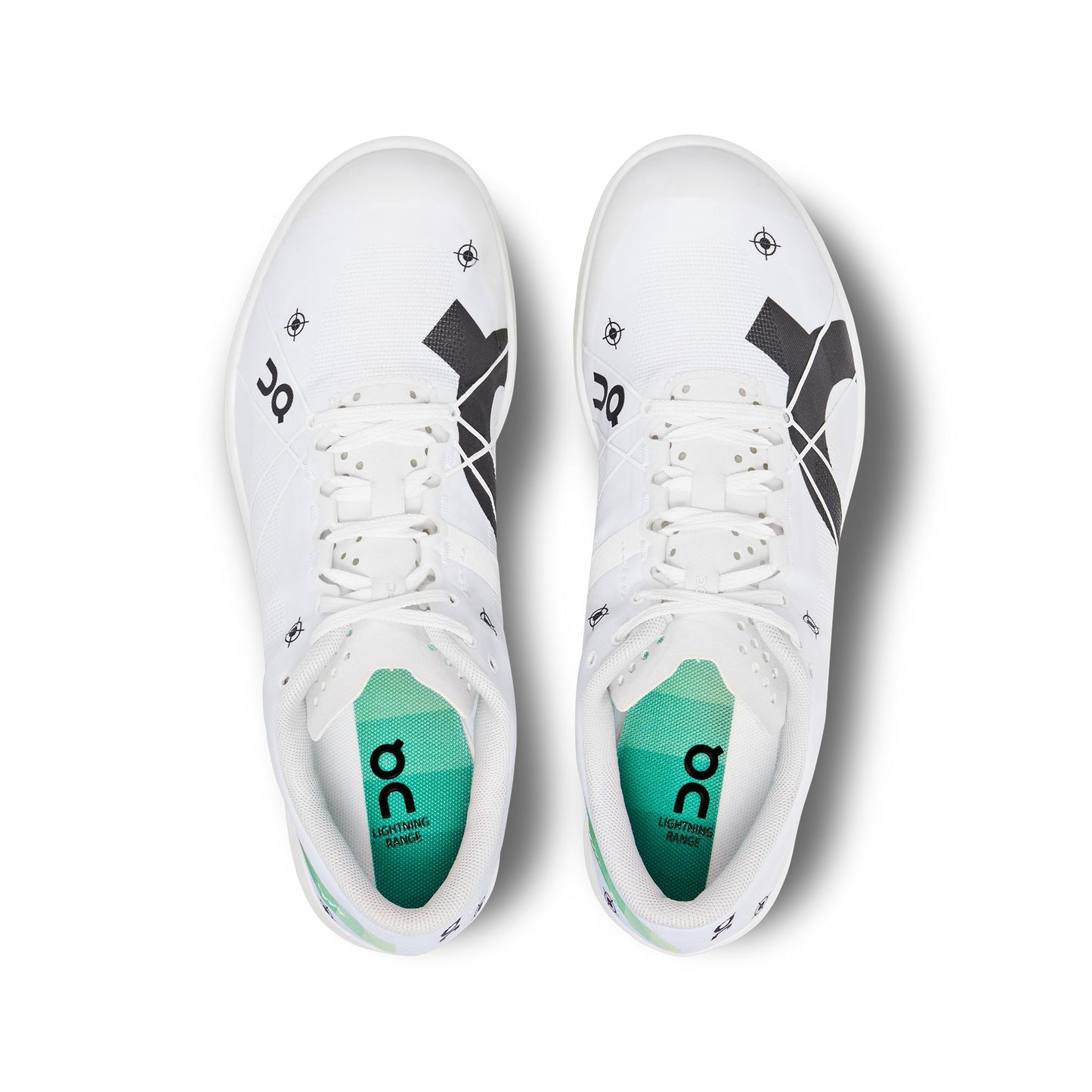Women's Cloudspike 1500m Undyed-White | Mint - US 7468