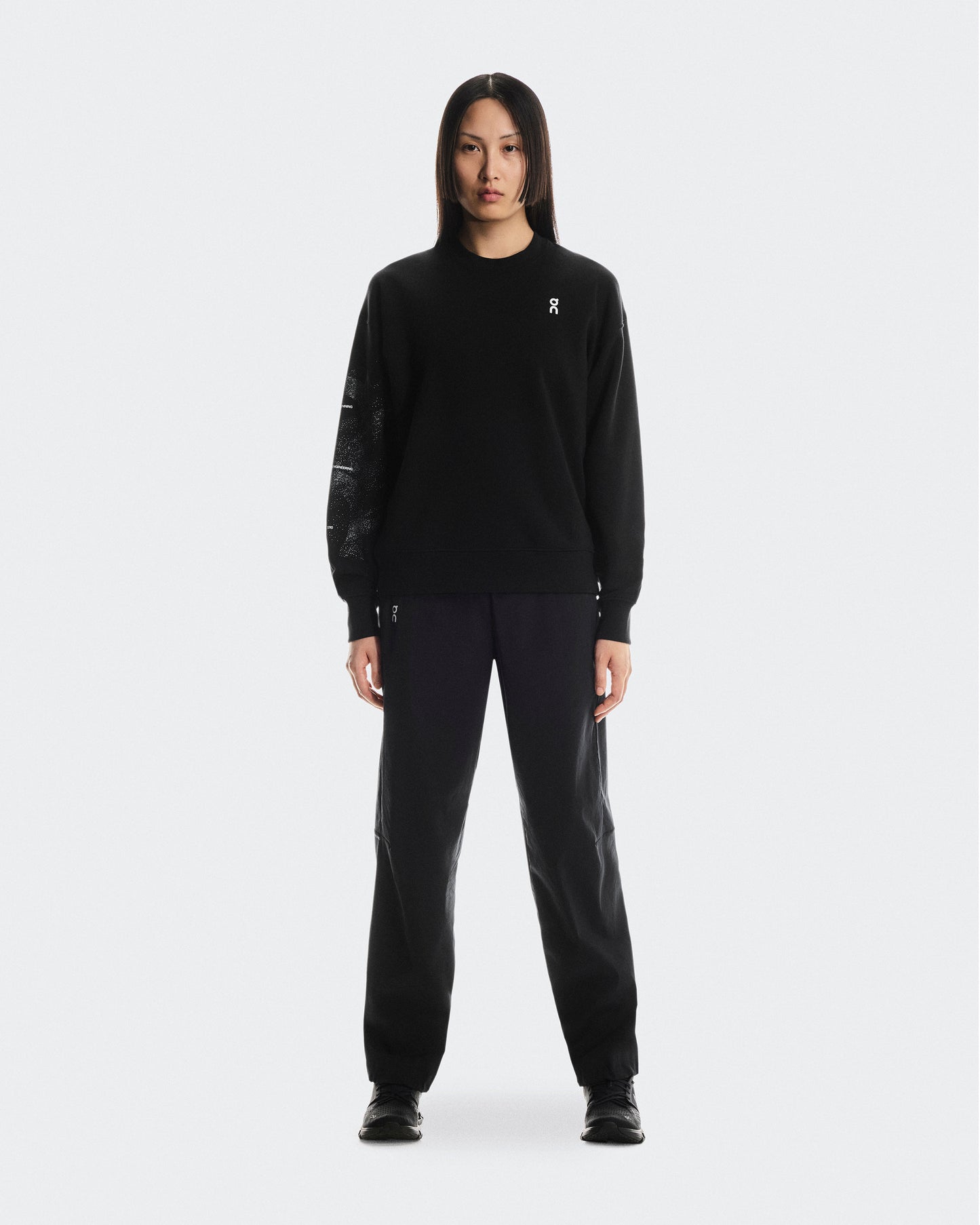 Women's Club Crew Graphic Black | Olive - US 0599