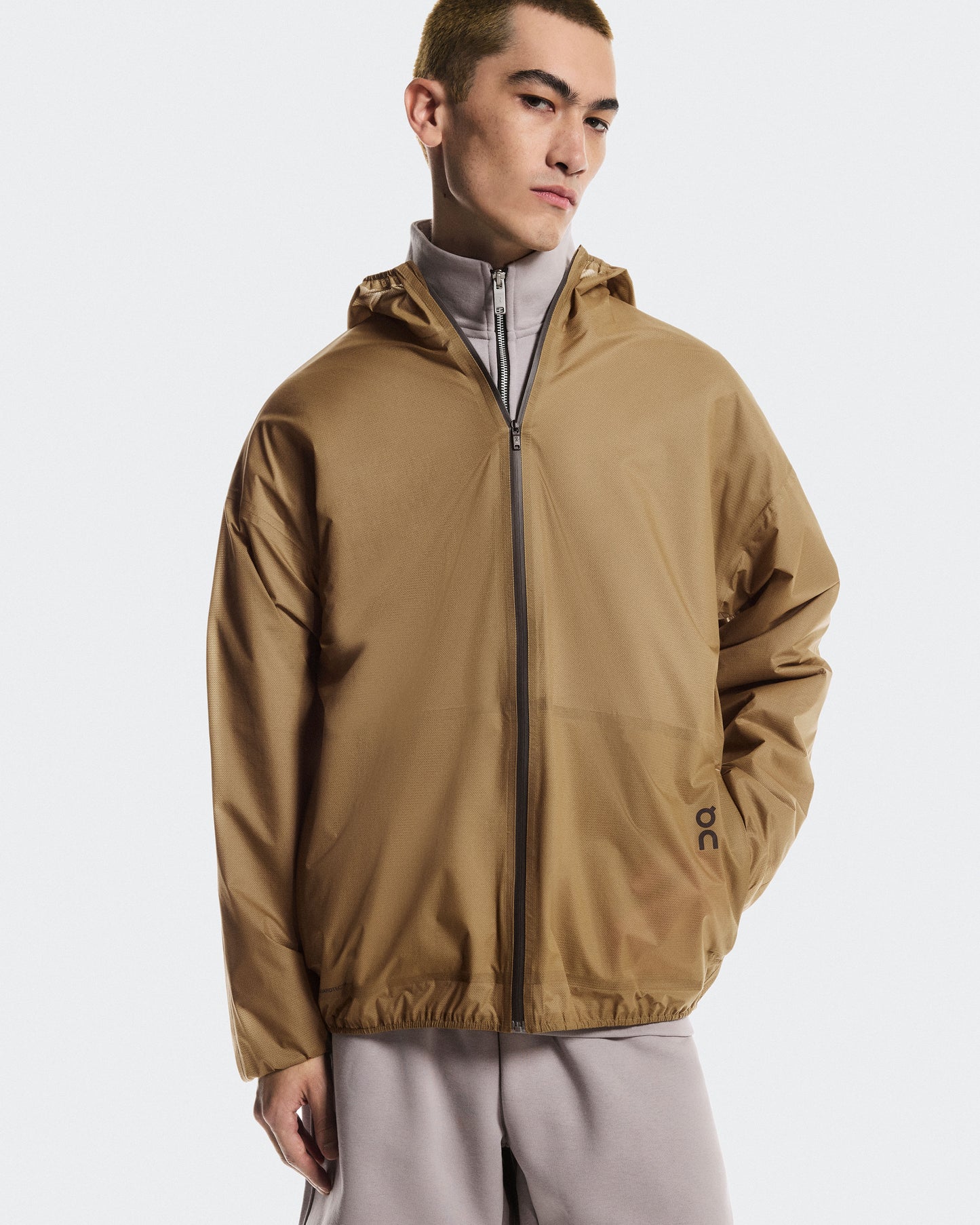 Men's Explore Lightweight Waterproof Jacket Chai - US 9025
