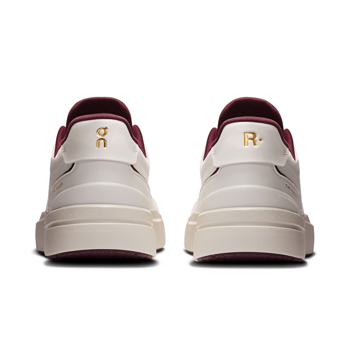 Women's THE ROGER Centre Court Ivory | Maroon - US 4901