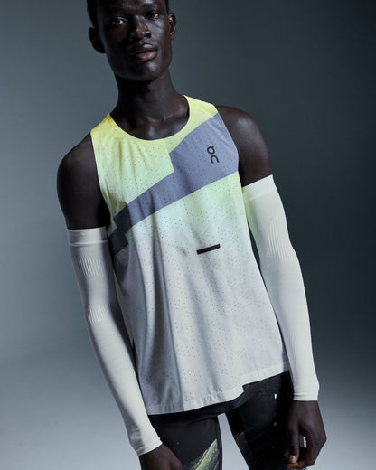 Men's Race Singlet Limelight | Glacier - US 7862