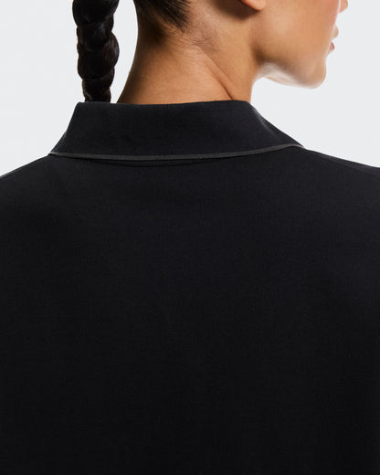 Women's Courtside Polo Black | Eclipse - US 7766