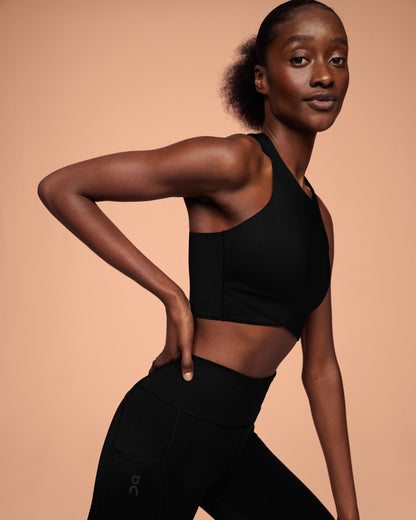 Women's Race Crop Black | Eclipse - US 4691