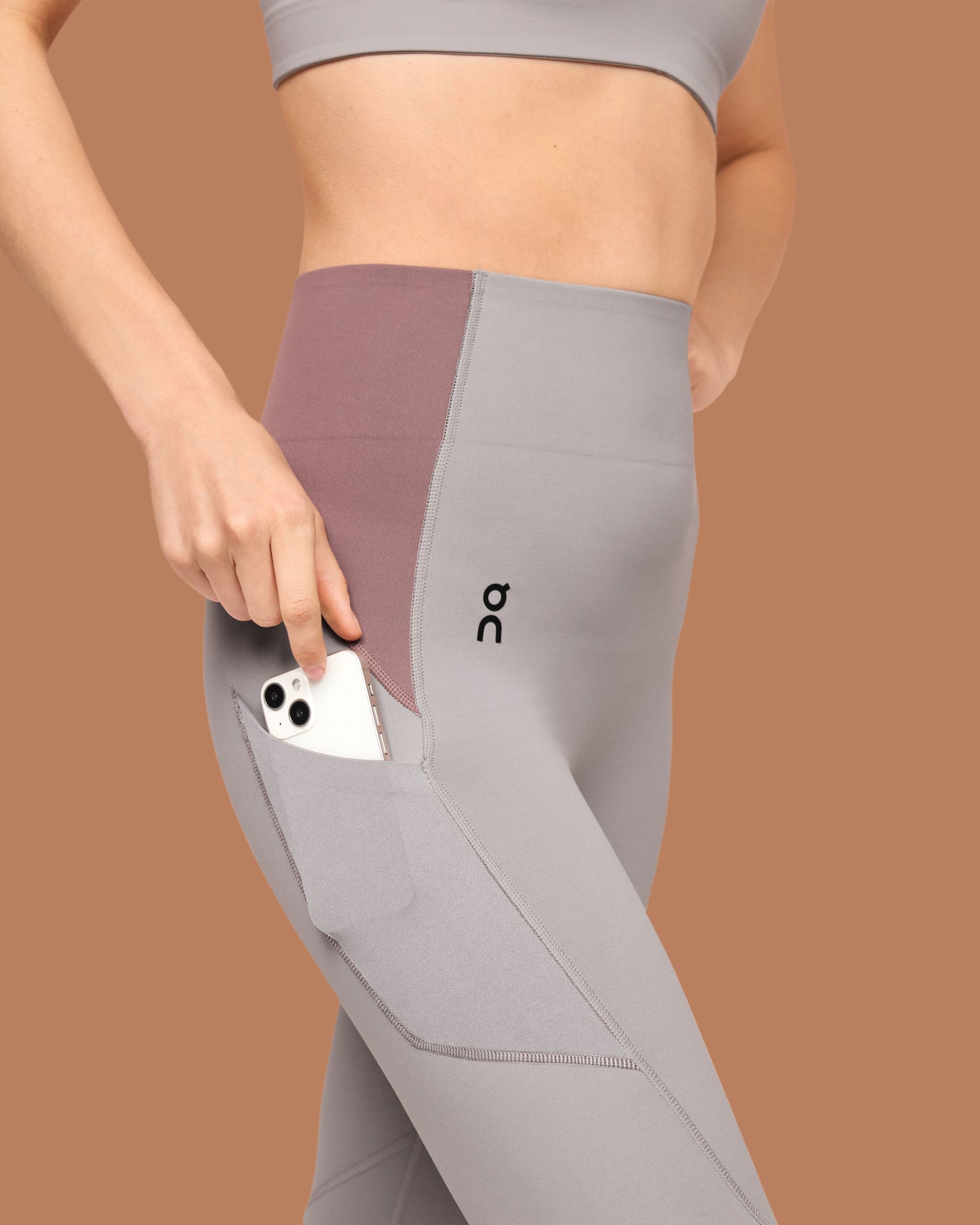 Women's Movement Tights Long Zinc | Grape - US 4629