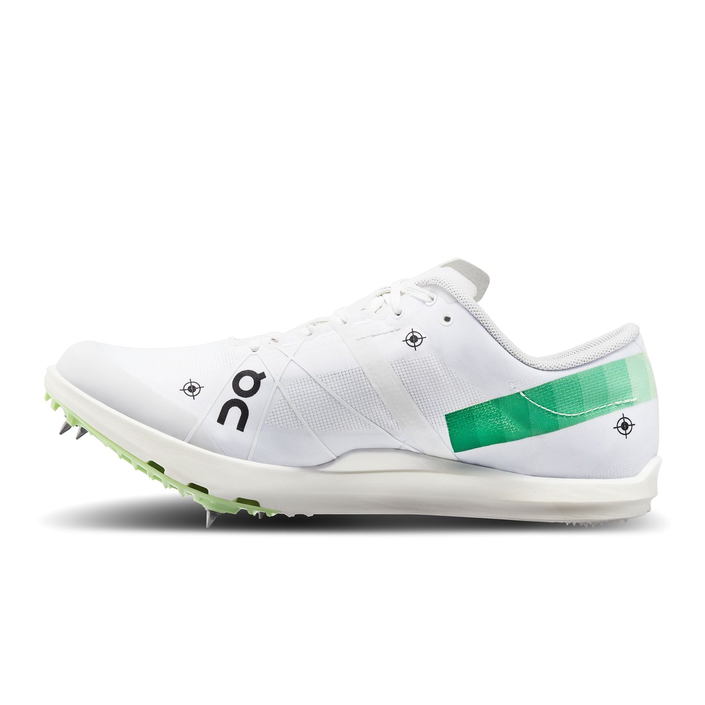 Women's Cloudspike 1500m Undyed-White | Mint - US 7468