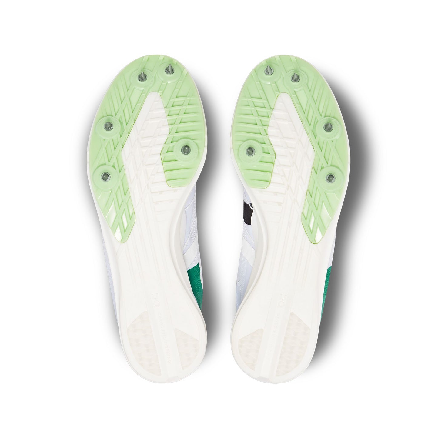 Women's Cloudspike 1500m Undyed-White | Mint - US 7468